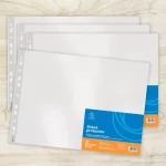 Genotherm lefűzhető, A3, 80 micron fekvő, narancsos Bluering® 20 db/csomag,