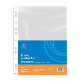   Genotherm lefűzhető, A4, 115 micron narancsos felül és belül nyitott Bluering® 100 db/csomag,