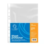 Genotherm lefűzhető, A4, 180 micron jumbo katalógustartó Bluering® 10 db/csomag,