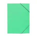 Gumis mappa A4, 300g. karton sarok gumírozással Bluering®, zöld