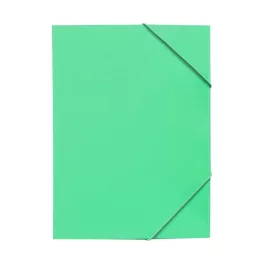   Gumis mappa A4, 300g. karton sarok gumírozással Bluering®, zöld