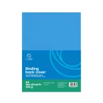 Hátlap, A4, 230 g. bőrhatású 100 db/csomag, kék Bluering®