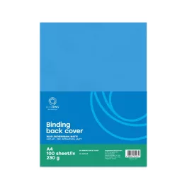   Hátlap, A4, 230 g. bőrhatású 100 db/csomag, kék Bluering®