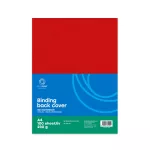 Hátlap, A4, 230 g. bőrhatású 100 db/csomag, Bluering® piros