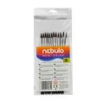 Ecset 8-as festett nyéllel 12 db/csomag, Nebulo