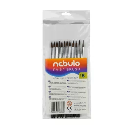 Ecset 8-as festett nyéllel 12 db/csomag, Nebulo