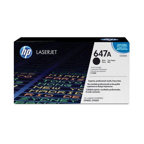 Hp CE260A toner black ORIGINAL (647A)