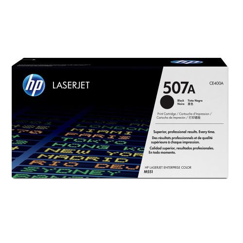 Hp CE400A toner black ORIGINAL (507A)