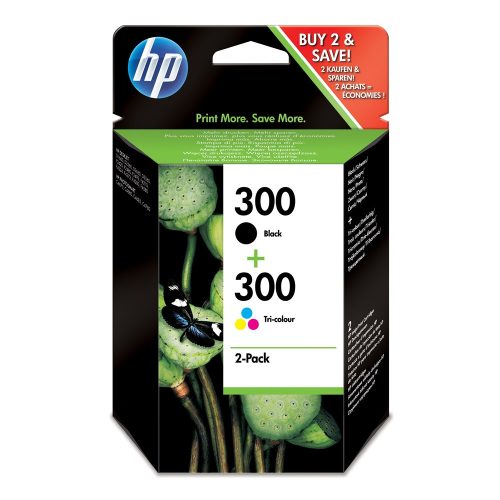 Hp 300/CN637EE tintapatron black/color ORIGINAL