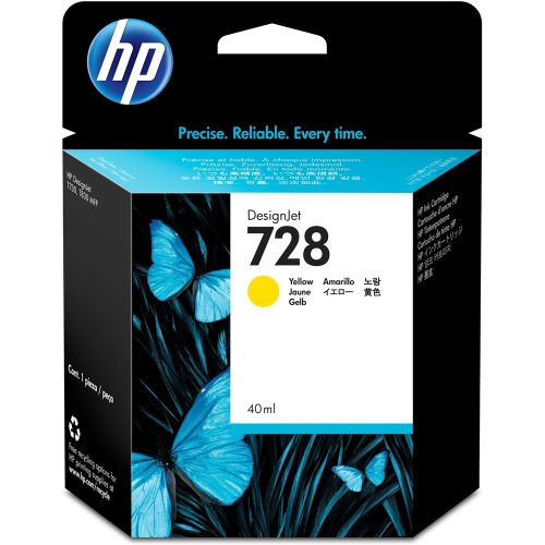 Hp 728/F9J61A tintapatron yellow ORIGINAL