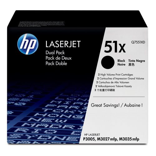 Hp Q7551XD toner ORIGINAL (51X)