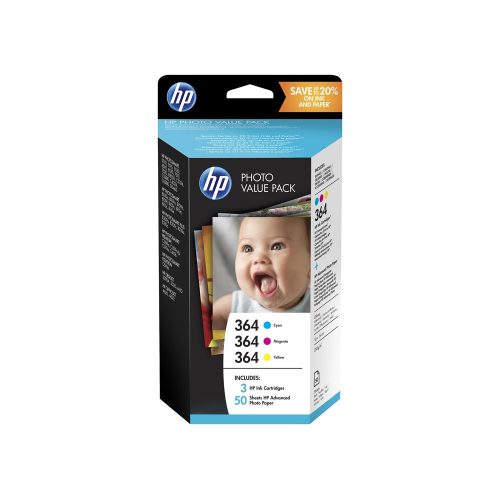 Hp 364/T9D88EE tintapatron + fotópapír multipack ORIGINAL