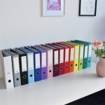 Iratrendező A4, 7,5cm,lapraszerelt, Bluering® Smart kék