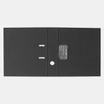 Iratrendező A4, 7,5cm, két oldalt PP borítás,lapraszerelt, Bluering® Premium fekete