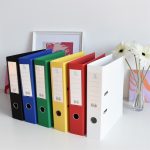 Iratrendező A4, 7,5cm, két oldalt PP borítás, Bluering® Premium piros