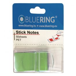  Jelölőcímke 25x45mm, 50lap, műanyag Bluering® világoszöld