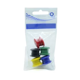 Mágnes 20mm, 10 db-os 5 féle vegyes színek Bluering