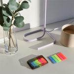 Jelölőcímke 12x45mm, 5x25lap, műanyag 5szín/bliszter, adagolón Bluering®