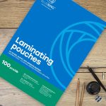 Lamináló fólia A3, 80 micron öntapadó hátlappal 100 db/doboz, Bluering®,