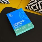 Lamináló fólia A5, 80 micron öntapadó hátlappal 100 db/doboz, Bluering