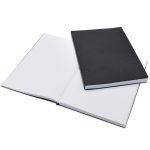 Beírókönyv A4, 200lap fekete PVC borító Bluering vonalas