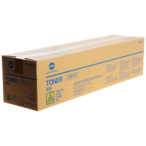 Minolta TN711 toner yellow ORIGINAL