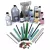 Chip Minolta C300/352 drumchip cyan