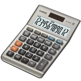   Számológép asztali 12 digit nagy, döntött kijelző Casio MS 120 B MS ezüst