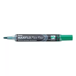  Táblamarker 1-5mm, hajlékony hegyű Pentel Maxiflo Flex Feel zöld