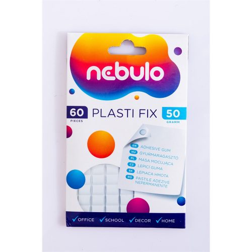 Gyurmaragasztó 50g. 60 kocka Plasti Fix, Nebulo