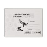 Készletkivételezési bizonylat A5, 25x4lapos 8 tételes B.12-114 Bluering®