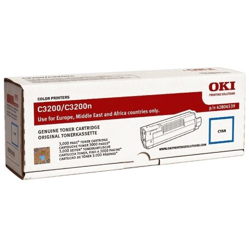 Oki C3200 toner cyan ORIGINAL 3K leértékelt