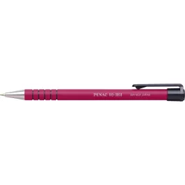   Golyóstoll 0,7mm, piros test, Penac RB085B, írásszín piros