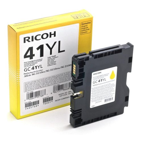 Ricoh  GC41 tintapatron yellow ORIGINAL 0,6K