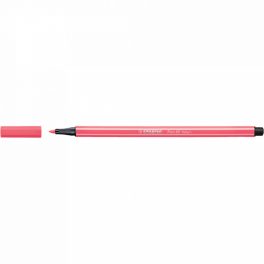 Rostirón, filctoll 1mm, M STABILO Pen 68 neon piros
