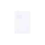 Boríték TC/4 szilikonos bélésnyomott bal ablak 50x100 ablak bal oldalról 20mm felülről 52mm Bluering® fehér