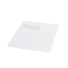   Boríték TC/4 szilikonos bélésnyomott bal ablak 55x90 ablak oldalról 20mm felülről 57mm Bluering® fehér