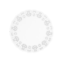 Tortacsipke kerek átmérő: 36 cm 100 db/csomag fehér