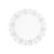 Tortacsipke kerek átmérő: 36 cm 100 db/csomag fehér