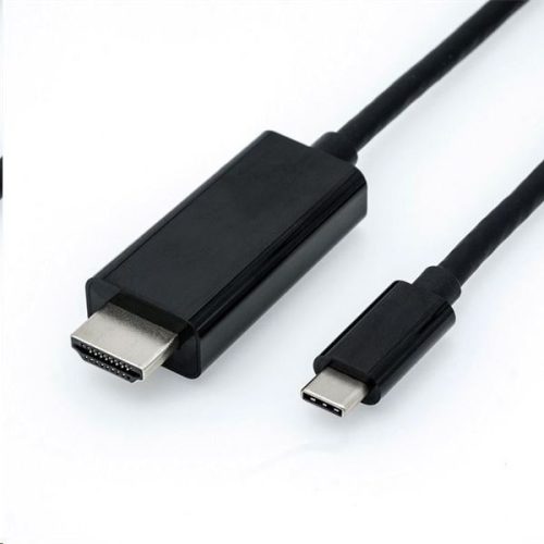 Roline USB3.1 adapter C/M-HDMI M 2m fekete kábel