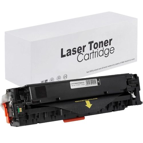 WB HP CE410A CF380A CC530A Black Utángyártott Toner 3.500 oldal kapacitás
