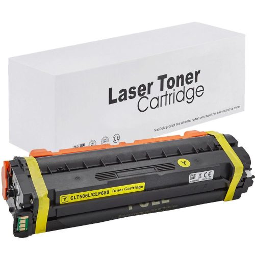 WB Samsung CLP680 CLT-Y506L Yellow Utángyártott Toner 3.500 oldal kapacitás