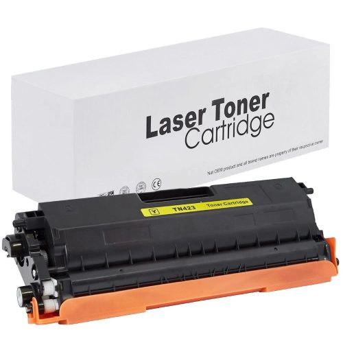 WB Brother TN423 Yellow Utángyártott Toner 4.000 oldal kapacitás
