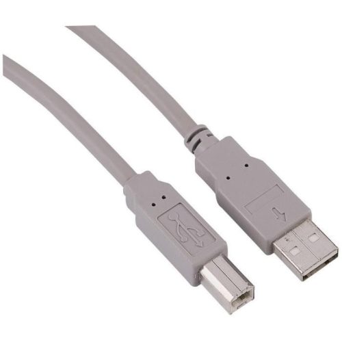 USB kábel A-B 2.0, 1,8m bézs (S-3102)