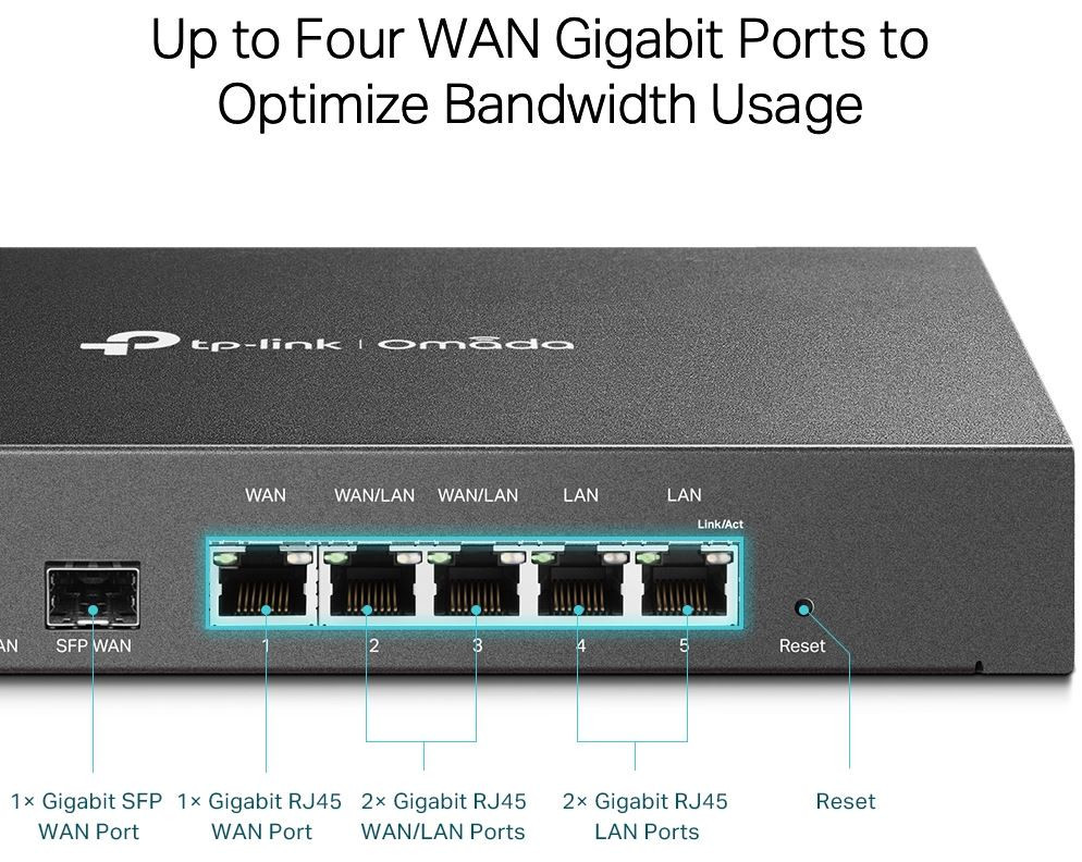 TP-LINK ROUTER ER7206 SafeStream Gigabit Multi-WAN VPN