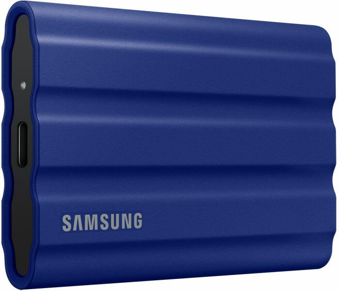 SAMSUNG SSD Külső, 1TB, T7 Shield, Kék, USB 3.2