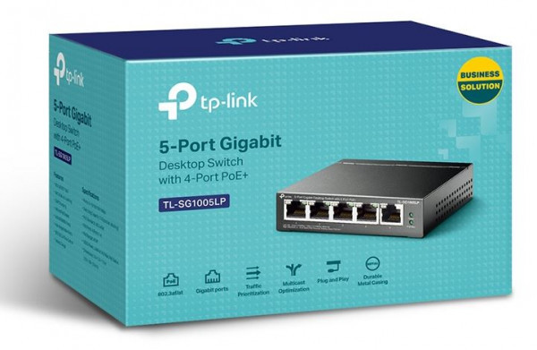 TP-LINK SWITCH TL-SG1005LP 5-Port Gigabit Desktop