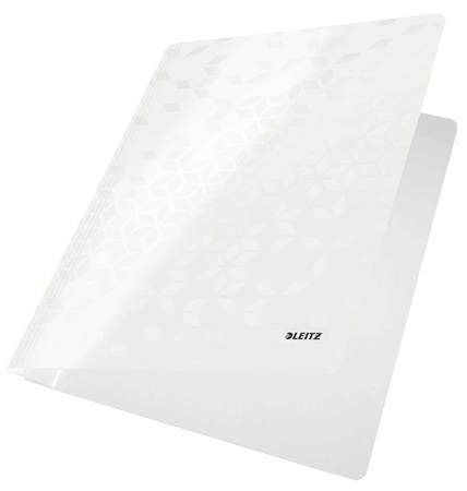 Gyorsfűző, laminált karton, A4, LEITZ "Wow", fehér Gyorsfűző, laminált karton, A4, LEITZ "Wow", fehér