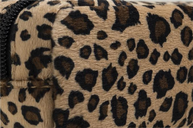 Tolltartó, cipzáras, szögletes, EXACOMPTA "Leopard"