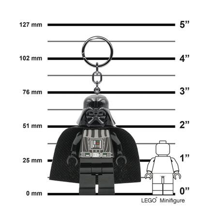 Kulcstartó, LED világítással, LEGO "Star Wars Darth Vader"